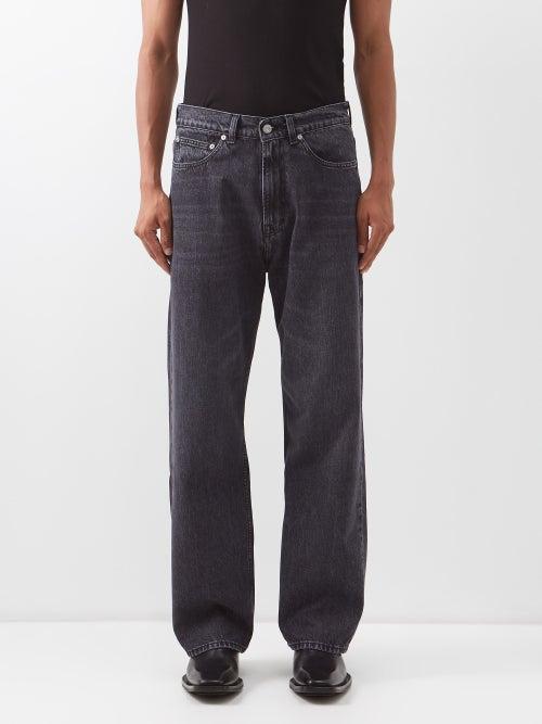Our Legacy - Third Cut Straight-leg Jeans - Mens - Dark Grey