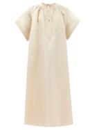 Matchesfashion.com Roksanda - Pallida Cotton-poplin Dress - Womens - Cream