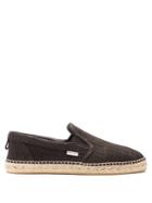 Jimmy Choo Crocodile-effect Leather Espadrilles