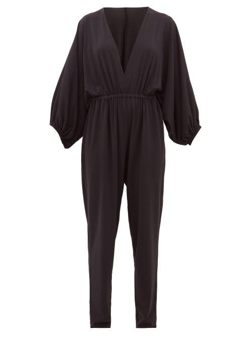 Matchesfashion.com Eres - Lou Stretch Mesh Jumpsuit - Womens - Black