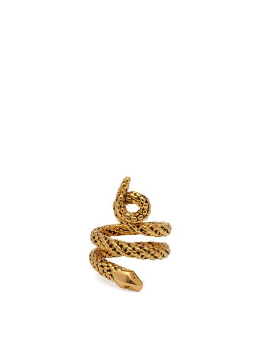 Matchesfashion.com Aurlie Bidermann - Tao 18kt Gold Plated Ring - Womens - Gold