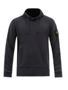 Stone Island - Logo-patch Cotton-jersey Hooded Sweatshirt - Mens - Navy