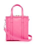 Matchesfashion.com Balenciaga - Bazar Shopper Xxs Leather Cross Body Bag - Womens - Pink