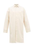 Matchesfashion.com Jil Sander - Oversized Denim Coat - Womens - Ivory