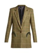 Matchesfashion.com Blaz Milano - Ninja Wool Tweed Blazer - Womens - Green Multi