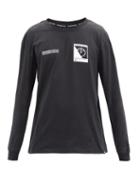 Matchesfashion.com The North Face - Steep Tech-logo Cotton-jersey Long-sleeved T-shirt - Mens - Black