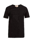 Matchesfashion.com By Walid - Xavier Embroidered Cotton T Shirt - Mens - Black