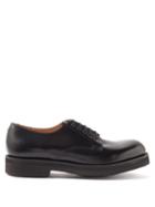 Grenson - Dermot Leather Derby Shoes - Mens - Black