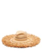 Matchesfashion.com Lola Hats - Coconut Wide Brim Raffia Hat - Womens - Beige