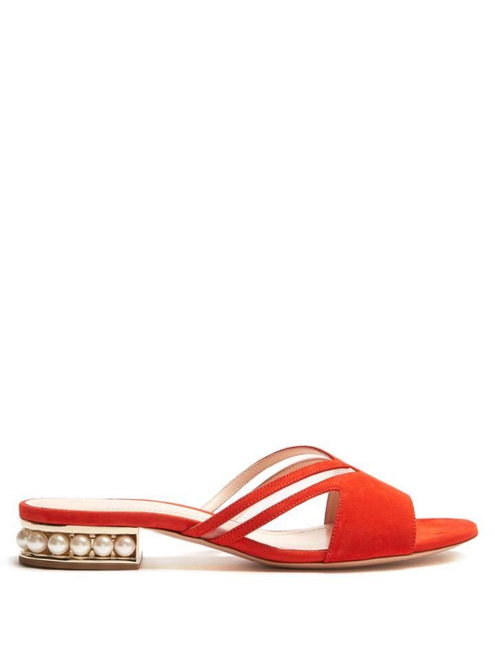 Nicholas Kirkwood Casati Suede Mules