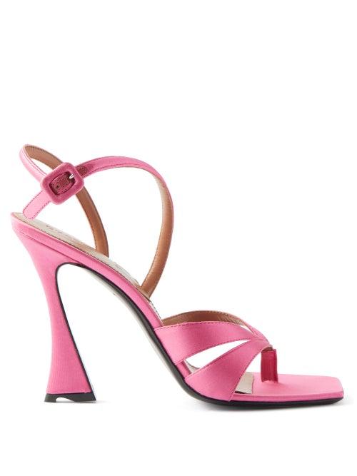 D'accori - Raya Satin Sandals - Womens - Pink