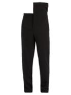 Matchesfashion.com Y/project - Asymmetric Flap Stretch Wool Trousers - Mens - Black