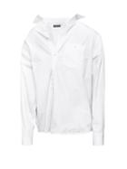Balenciaga - Asymmetrical Poplin Shirt - Mens - White