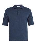Inis Meáin Point-collar Linen Polo Shirt