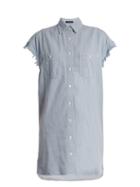 Matchesfashion.com R13 - Oversized Cotton Chambray Shirt - Womens - Light Blue