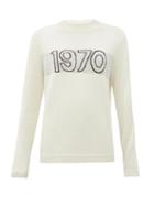 Matchesfashion.com Bella Freud - 1970 Merino Wool-blend Sweater - Womens - Ivory