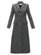 Matchesfashion.com The Row - Sua Single-breasted Wool-blend Tweed Coat - Womens - Black Multi