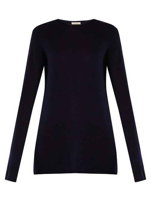 Matchesfashion.com The Row - Nolita Cashmere Sweater - Womens - Navy