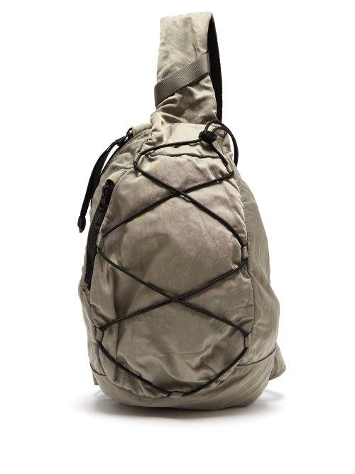 Matchesfashion.com C.p. Company - Lens Detail Shoulder Bag - Mens - Grey