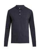 Hamilton And Hare Long-sleeved Cotton Polo Shirt