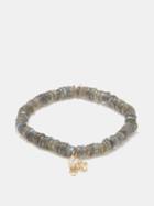 Sydney Evan - Protection Diamond, Labradorite & Gold Bracelet - Womens - Gold Multi