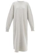 Extreme Cashmere - No.106 Weird Stretch-cashmere Dress - Womens - Light Grey