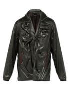 Matchesfashion.com Y/project - Shell Layered Faux Leather Blazer - Mens - Green