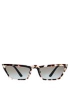 Matchesfashion.com Prada Eyewear - Ultravox Rectangular Acetate Sunglasses - Womens - Tortoiseshell