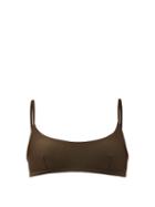 Ladies Beachwear Matteau - The Crop Bikini Top - Womens - Dark Green