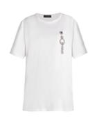 Burberry Crystal-embellished Cotton-jersey T-shirt