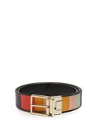 Paul Smith Grained-leather Reversible Belt