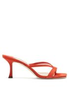 Matchesfashion.com Jimmy Choo - Maelie 70 Suede Sandals - Womens - Red