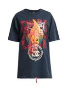 Matchesfashion.com Noki - Customised Street Couture Cotton T Shirt - Womens - Navy