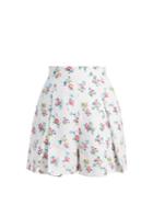 Emilia Wickstead Leslie High-waisted Linen Shorts