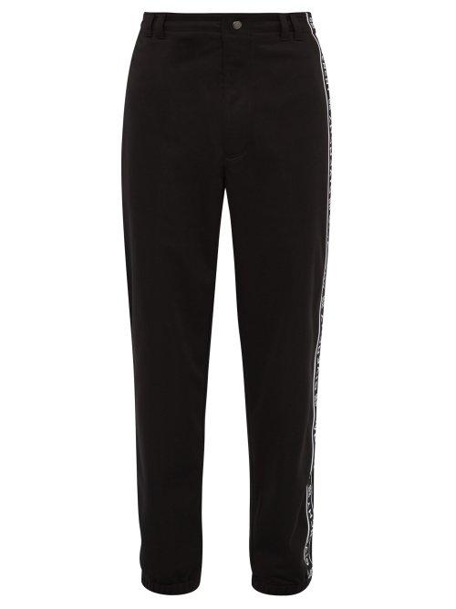 Matchesfashion.com Givenchy - Logo Tape Track Pants - Mens - Black