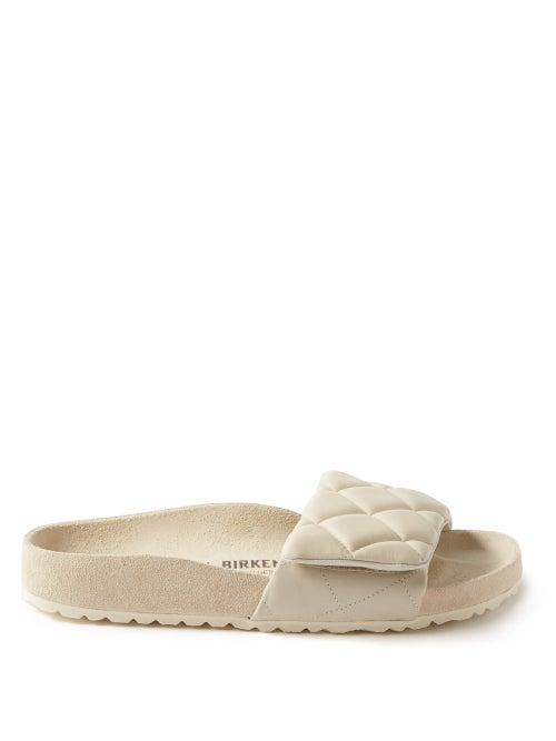 Birkenstock 1774 - 1774 Sylt Quilted-leather Slides - Womens - Beige