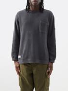 Manastash - Snug Waffle-cotton Thermal Layer - Mens - Black