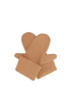 Totme - Brushed Mittens - Womens - Camel