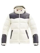 Matchesfashion.com Perfect Moment - Pirtuk Ii Leather-trimmed Quilted Down Ski Jacket - Mens - White
