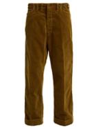 Matchesfashion.com Chimala - Cinched Waist Corduroy Trousers - Womens - Beige
