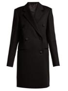 Helmut Lang Double-breasted Wool-blend Coat