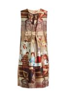 Matchesfashion.com No. 21 - Printed Sleeveless Dress - Womens - Beige Multi