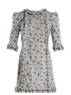The Vampire's Wife Cate Flora-print Cotton Mini Dress