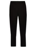 Calvin Klein Collection Jeno Wool And Silk-blend Cropped Trousers