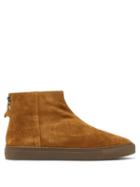 Matchesfashion.com Grenson - Sneaker 27 Suede High-top Trainers - Mens - Tan