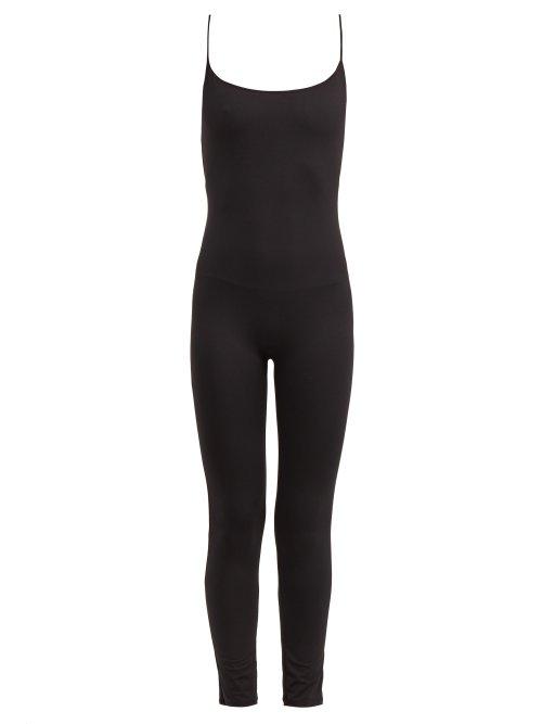 Matchesfashion.com Skin - The Romy Jersey Jumpsuit - Womens - Black