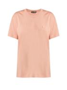 Matchesfashion.com Acne Studios - Nash Face Cotton Jersey T Shirt - Womens - Light Pink