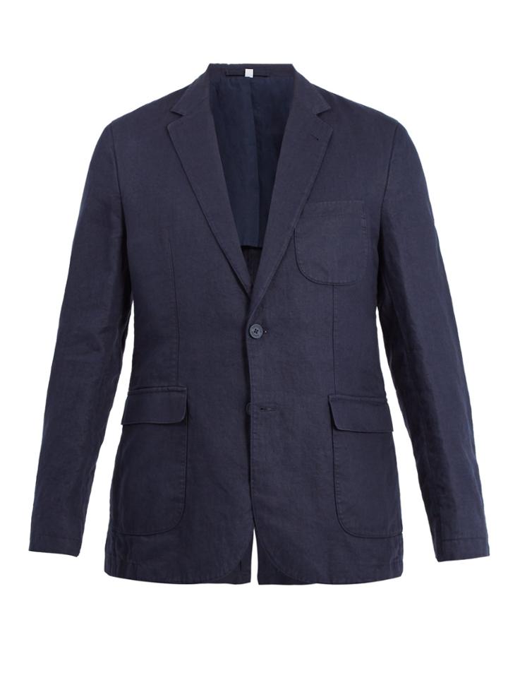 Orlebar Brown Edgar Notch-lapel Linen Blazer