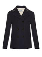Valentino Rockstud Untitled #2 Double-faced Pea Coat