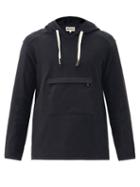 Matchesfashion.com Maran - Cotton-twill Hooded Sweatshirt - Mens - Black